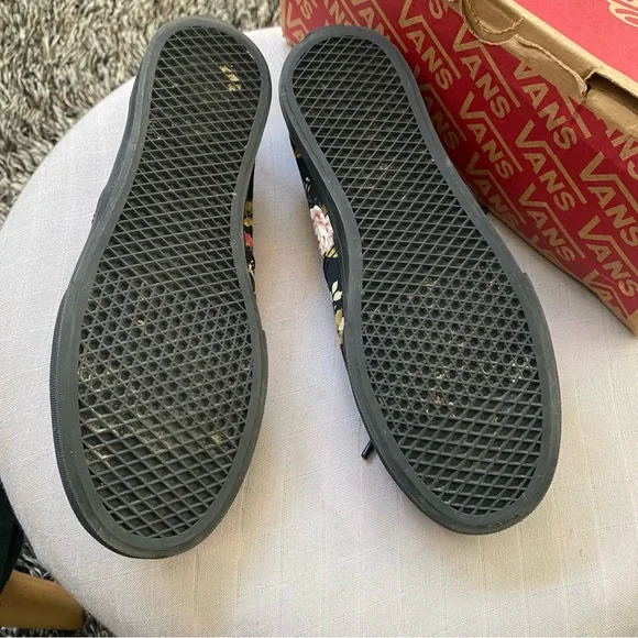 Vans Authentic Low Pro Floral Shoes Sneakers - Picture 4 of 9